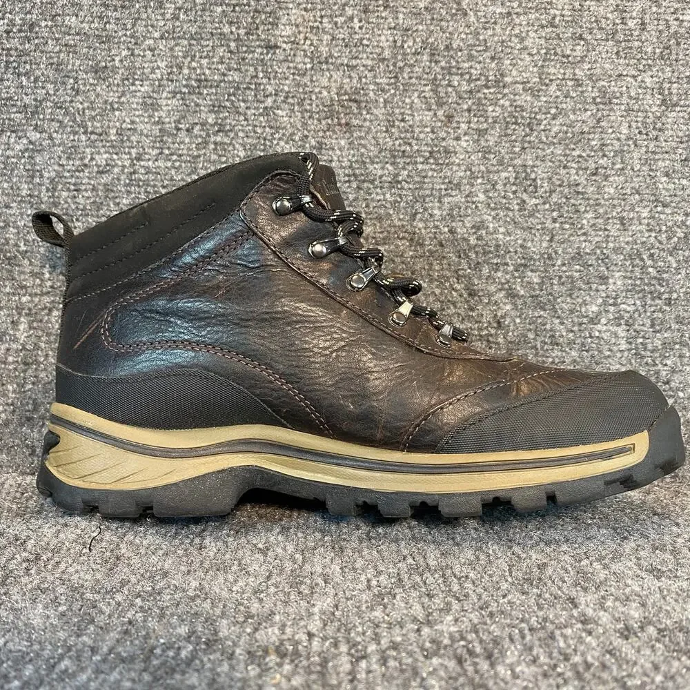 Timberland Brown Leather Waterproof Boots Ankle Lace Up Hiking Shoes 6.5